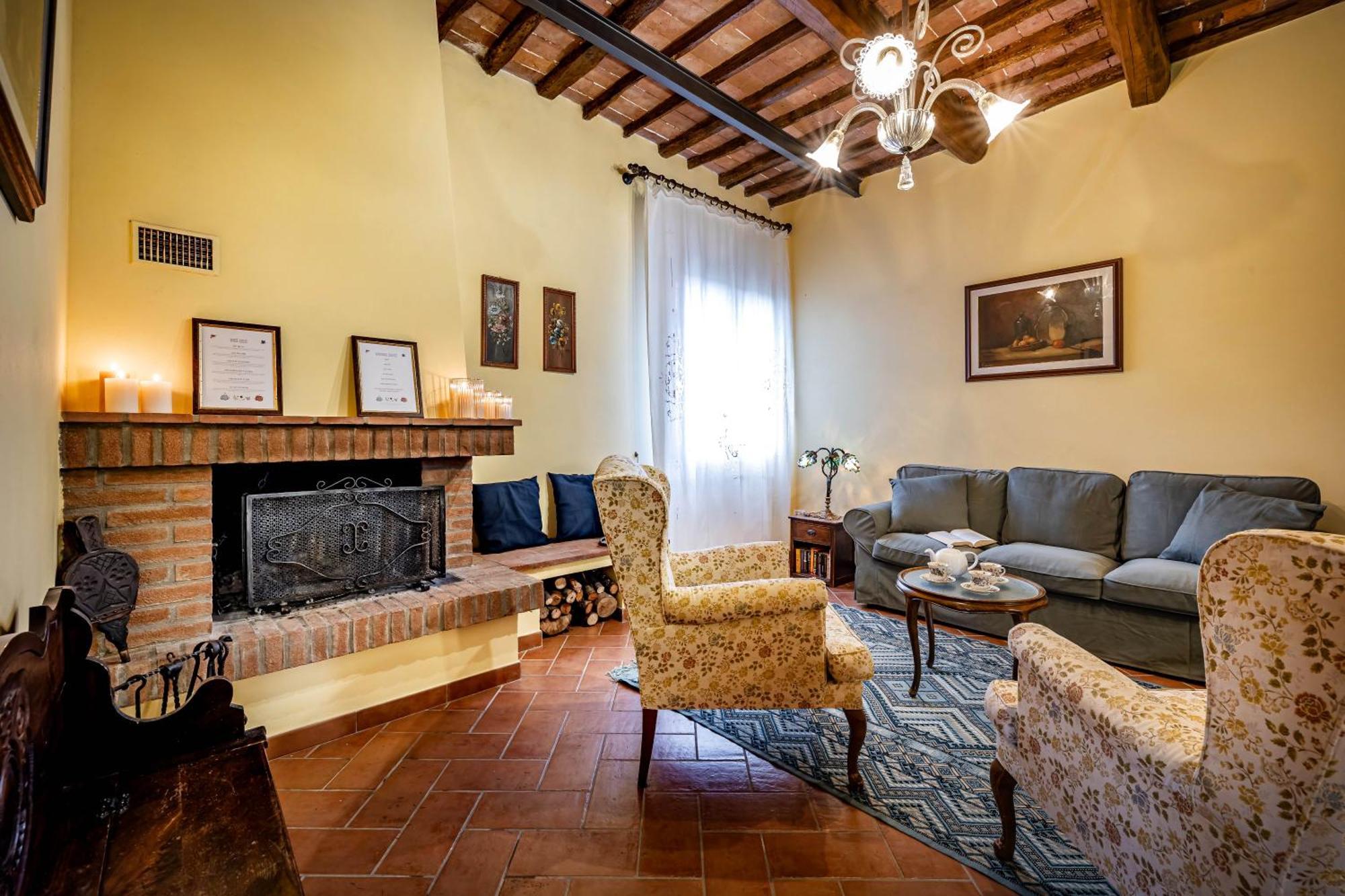 Casale Il Fontanellino - Country House Near Florence San Miniato Buitenkant foto