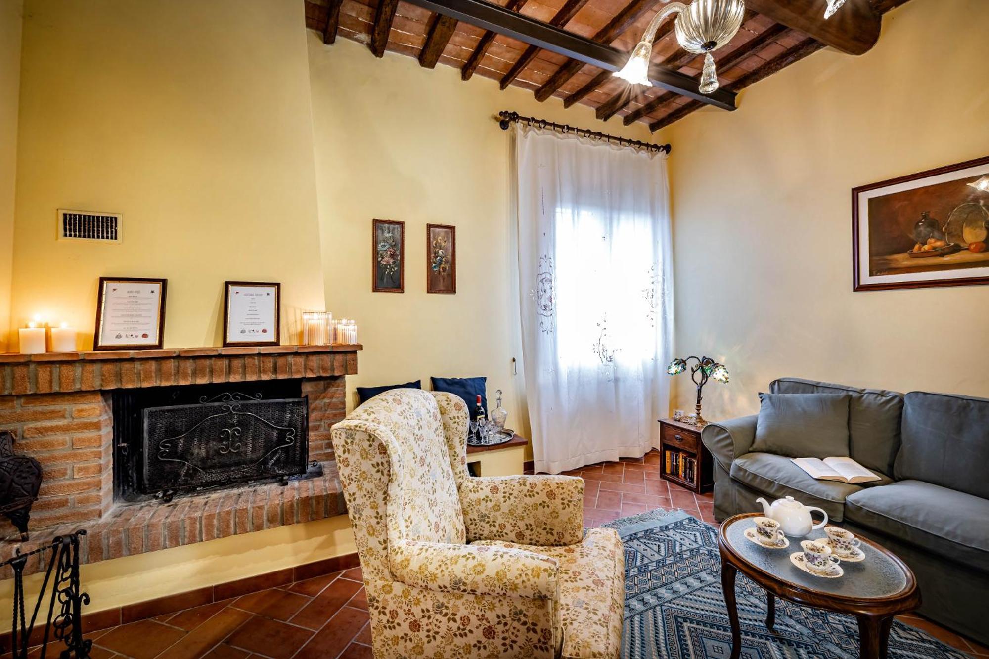 Casale Il Fontanellino - Country House Near Florence San Miniato Buitenkant foto